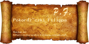 Pokoráczki Filippa névjegykártya